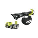 Pack ryobi souffleur aspiro - broyeur 18v one + brushless obv18 - 1 batterie 5. 0ah - 1 chargeur rapide ...