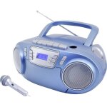 Soundmaster scd5800bl radio - lecteur cd fm usb cassette radiocassette avec microphone bleu Soundmaster scd5800bl radio - lecteur cd fm usb cassette radiocassette avec microphone bleu