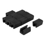 Patins de chaise - sourcing map - 12 pcs - antidrapants - plastique - dia 11mm