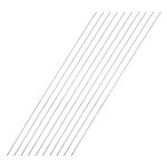 Sourcing map 1mm x 300mm accessoire modlisme tige acier inoxydable 304 barre rond solide pour bricolage ...