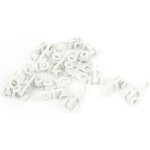 Crochet pour rail de rideau sourcing map 20pcs glisseur roulette roue rideaux coulissant fen�tre voilage ...