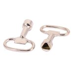 Sourcing map 2pcs clé triangle poubelle clé douille pour 8mm triangulaire panneau serrure armoire Sourcing map 2pcs clé triangle poubelle clé douille pour 8mm triangulaire panneau serrure armoire