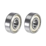 Sourcing map 608zz roulements  billes  gorge profonde 8mm x 22mm x 7mm double blind chrome acier p6(abec3) ...