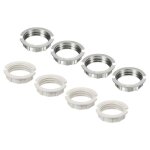 R�ducteur pour abat - jour sourcing map 8pcs g9 anneaux adaptateur bague douille lampe m20 support blanc ...