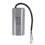 Sourcing map condensateur cbb60 50uf 450v ac 2 fils 50 / 60hz 105mmx50mm cylindre avec borne pour compresseur ...