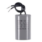 Sourcing map condensateur film polypropylne cbb60 5uf 450v ac 2 fils 50 / 60hz cylindre 54x34mm pour ...