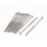 Boulon � t�te frais�e sourcing map m6x110mm m�le cruciforme plat t�te boulon vis pour double lit meubles ...