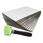 Isolant thermique de voiture sourcing map isolation phonique 5mm voiture porte capot moteur coffre 12pcs ...