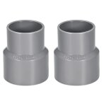 Sourcing map rducteur pvc couplage rduction moyeu par moye coupleur raccord tuyau dwv 50mm x 40mm 2pcs ...