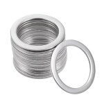 Sourcing map rondelle plate en acier inox 304 15mm x 20mm x 08mm pour vis boulon 20pcs Sourcing map rondelle plate en acier inox 304 15mm x 20mm x 08mm pour vis boulon 20pcs