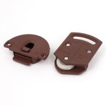 Roulette pour porte coulissante sourcing map roulette porte coulissante placard armoire marron fonc� ...