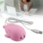 Souris filaire de dessin anim� - omabeta - ergonomique - suivi pr�cis - usb - rose