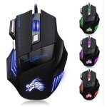 Souris gamer pour acer pc avec fil usb led filaire ordinateur gaming universelle capteur optique 6 b