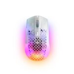 Souris gamer sans fil - steelseries - aerox 3 ghost - ultra lgre - 3 zones rvb - coque perfore