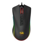 Souris gamer - redragon - m711 cobra - 5000 dpi - 7 boutons - r�tro�clairage led rvb