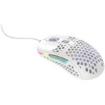 Souris gaming filaire - xtrfy - m42 - ultra lgre - blanc (m42 - rgb - white)
