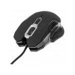 Souris gauche usb optique manhattan 2400dpi - manhattan - 179164 - 6 boutons - led multicolores - noir ...