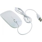 Souris optique filaire pc et mac - 1200 dpi - usb - 110 m - blanc