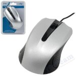 Souris optique filaire usb - mcl samar - noir / argent�