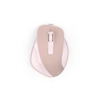 Souris optique - hama - wm - 500 - silencieuse - rose - 6 boutons sans fil rechargeable