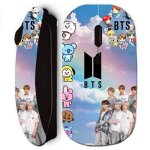 Souris sans fil - kpop - bts - noir - 2024 - livre avec nano cl usb