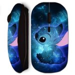 Souris sans fil - maniacase - stitch - noir - bleu - livrée avec nano récepteur usb Souris sans fil - maniacase - stitch - noir - bleu - livrée avec nano récepteur usb
