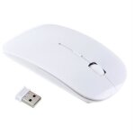 Souris ultra plate pour macbook pro apple sans fil usb universelle capteur optique 3 boutons couleur ...