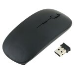 Souris ultra plate pour pc hp sans fil usb universelle capteur optique 3 boutons couleurs - couleur:noir ...