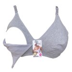 Soutien gorge allaitement 90c gris sans armatures non rembourr lingerie femme
