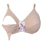 Soutien gorge allaitement 95c beige sans armatures non rembourré lingerie femme Soutien gorge allaitement 95c beige sans armatures non rembourré lingerie femme