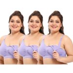 Soutien - gorge allaitement violet brassire 3 pices de la mme couleur femme enceinte