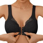 Soutien - gorge gorge sans armature fermeture devant brassire sport ouverture devant lace bra confortable ...