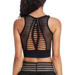 Soutien - gorge de sport femme - marque - mod�le - sans armature - maille - coussinets amovibles