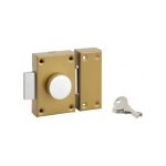 Sp - verrou à bouton cylindre Ø25 x 45 mm 3 clés - sp Sp - verrou à bouton cylindre Ø25 x 45 mm 3 clés - sp