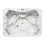 Spa 4 places blanc perl - 16 jets - l210 x p152 x h76 cm - systme balboa - lula iv