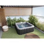 Spa gonflable carr� 6 places - vente - unique - b - cosy ii - 140 buses dair - noir en pvc