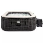 Spa gonflable intex - ardoise - 175 x 175 x 71 cm - 4 places - carr� - 28450np