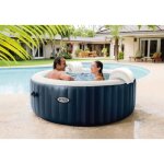 Spa gonflable intex - blue navy - 196 x 71 cm - 4 places - rond - 28430ex