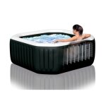 Spa gonflable intex - carbone - 218 x 71 cm - 6 places - octogonal - 28462ex