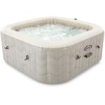 Spa gonflable intex - chevron - 196 x 196 x 71 cm - 6 places - carr� - 28472ex