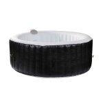 Spa gonflable sunspa - as04 - 185 x 65 cm - 4 places - rond (liv avec filtre cadenas tapis de sol et ...