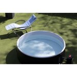 Spa gonflable sunspa - dropstitch - 200 x 65 cm - 6 personnes - rond (livr avec filtre cadenas tapis ...