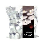 Spaas - bougies chauffe - plats - durée 10h - x10 Spaas - bougies chauffe - plats - durée 10h - x10