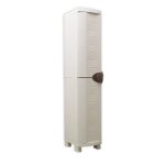 Spacesaver 35 plastiken armoire haute 1 porte avec tagres - l 35 x p 45 x h 184 cm - gamme space saver ...