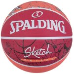 Spalding sketch drible ball 84381z unisexe rouge ballons de basket