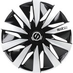 Sparco 4 enjoliveurs lazio 14 noir et argent Sparco 4 enjoliveurs lazio 14 noir et argent
