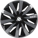 Enjoliveurs - sparco - lazio - 16 pouces - noir et gris - lot de 4 Enjoliveurs - sparco - lazio - 16 pouces - noir et gris - lot de 4
