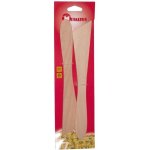 Spatules en bois - metaltex - 30 cm - lot de 2 - bois dh�tre - marron