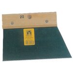 Spatule � colle denture fine - generique - monture bois lame bleuie 20 cm