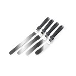 Spatule coudee inox manche polypro - ecoprof 30 cm